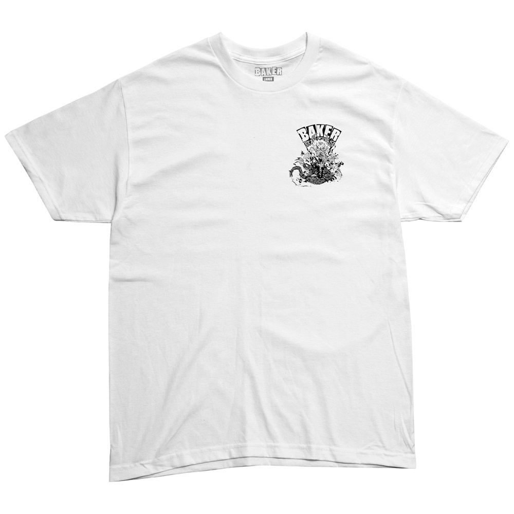 Baker Excalibur White T-Shirt [Size: M]