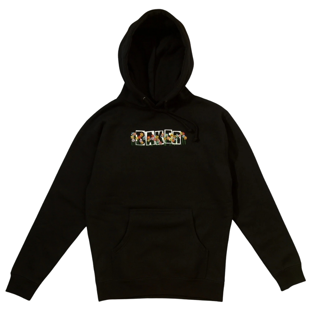 Baker Brand Logo Floral Hoodie [Size: S]