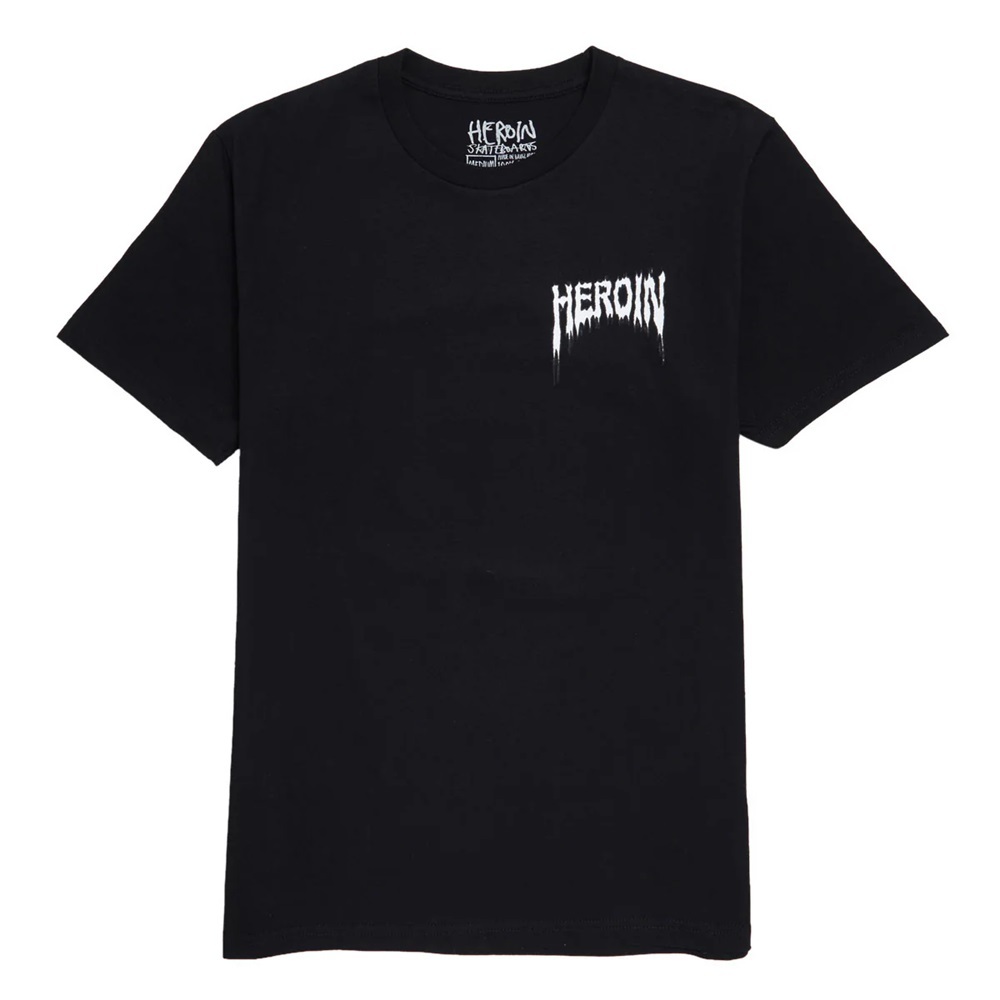 Heroin Ghost Train Black T-Shirt [Size: L]