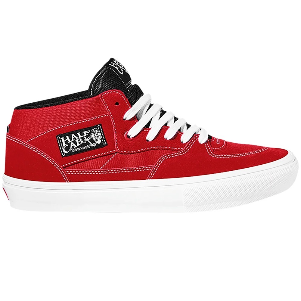 Vans Skate Half Cab Red White Shoes [Size: US 9]