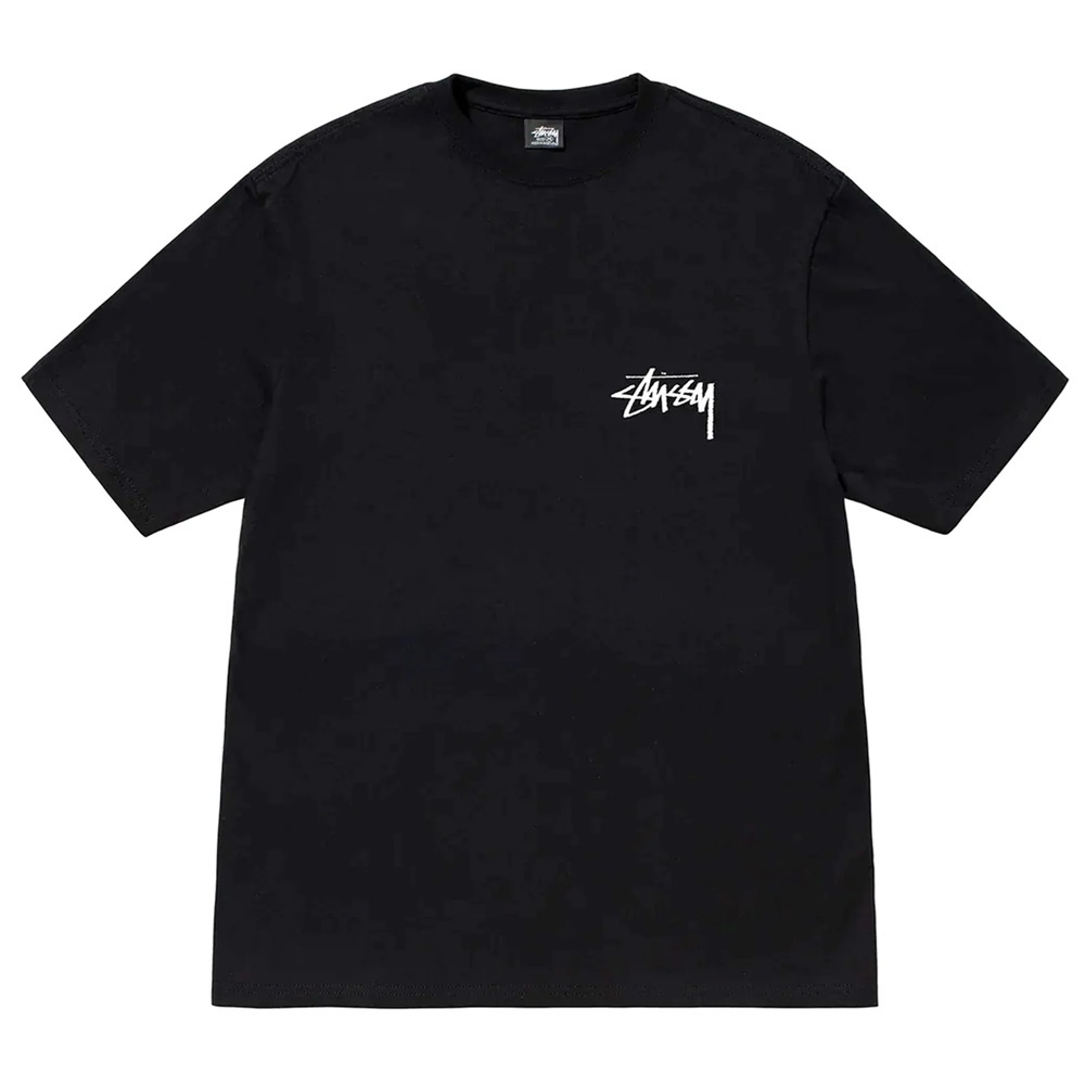 Stussy Gold Lion Black T-Shirt [Size: M]