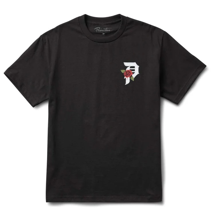 Primitive X Guns N Roses Bones Black T-Shirt [Size: M]