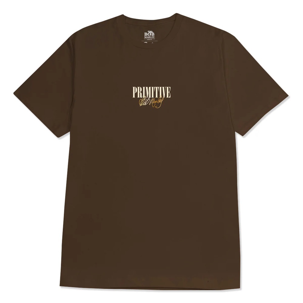 Primitive Bob Marley Forever Brown T-Shirt [Size: M]