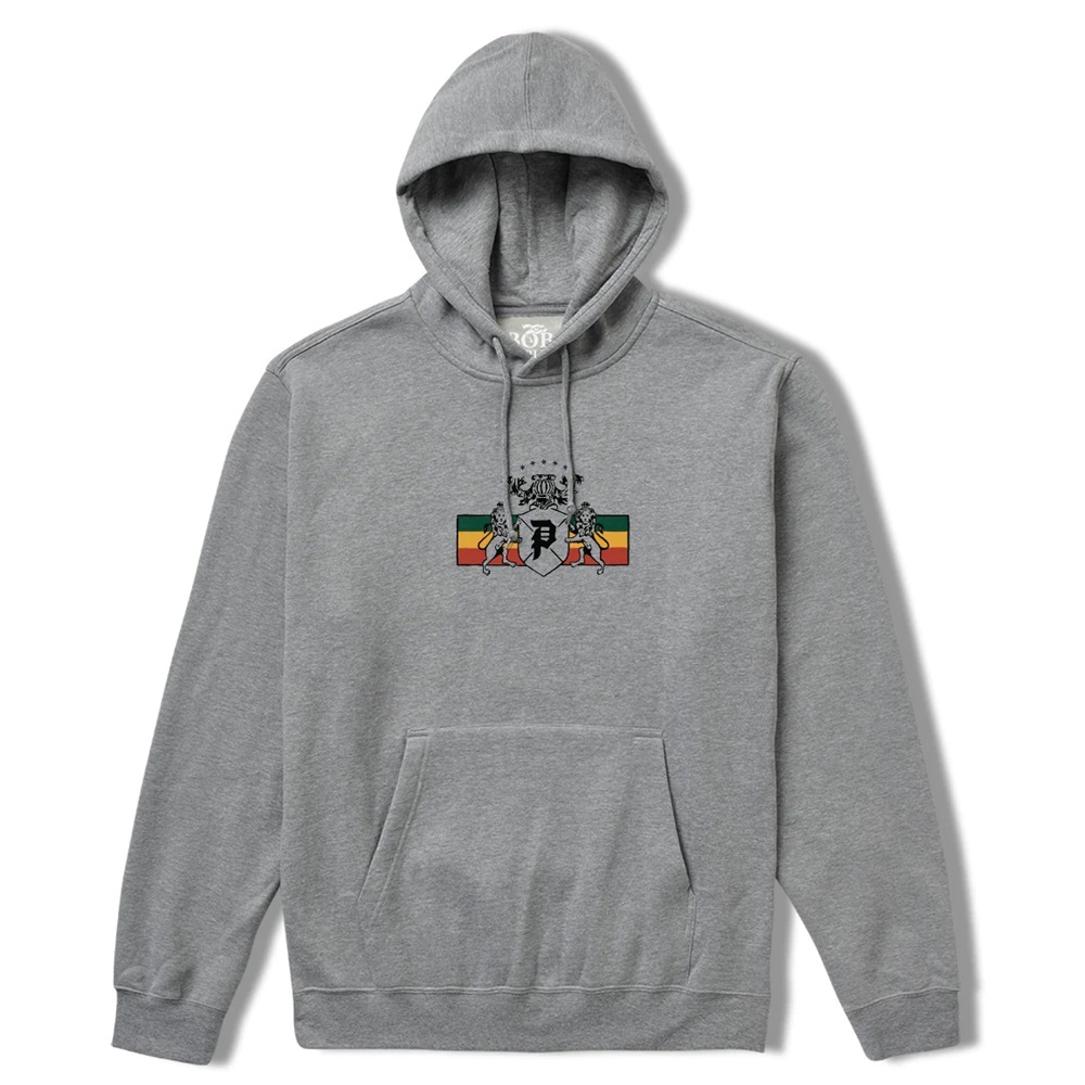 Primitive Bob Marley Heritage Heather Grey Hoodie [Size: S]