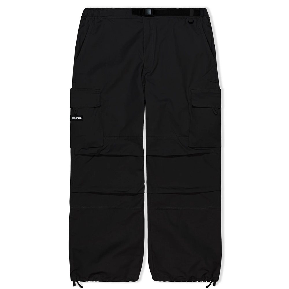 Ichpig Ripstop Jet Black Cargo Pants [Size: S]