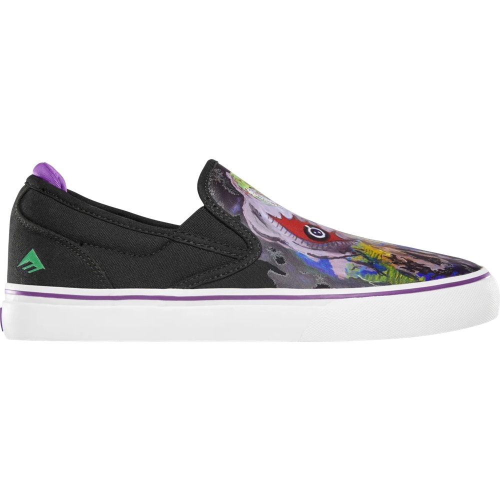Emerica Wino G6 Slip On X Dinosaur Jr Black Purple Mens Skate Shoes [Size: US 8]