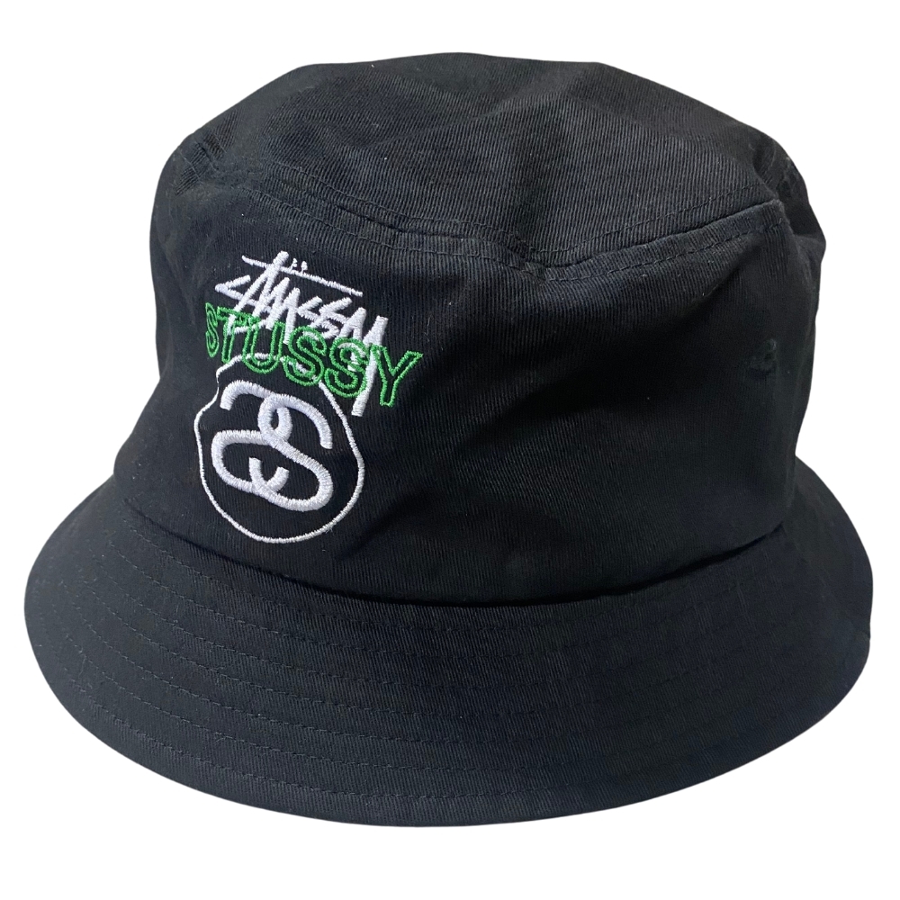 Stussy Strike Black Bucket Hat [Size: S/M]