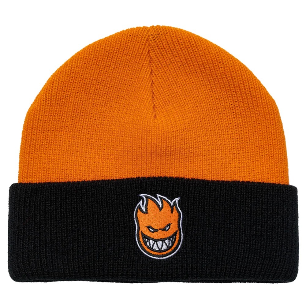 Spitfire Bighead Fill Cuff Black Orange Beanie