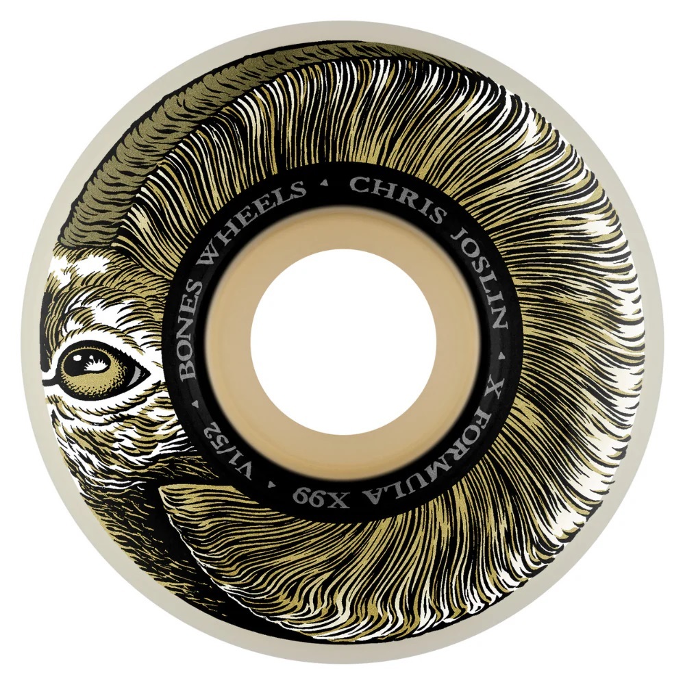 Bones X-Formula Joslin Rampage Standard V1 99A 52mm Skateboard Wheels