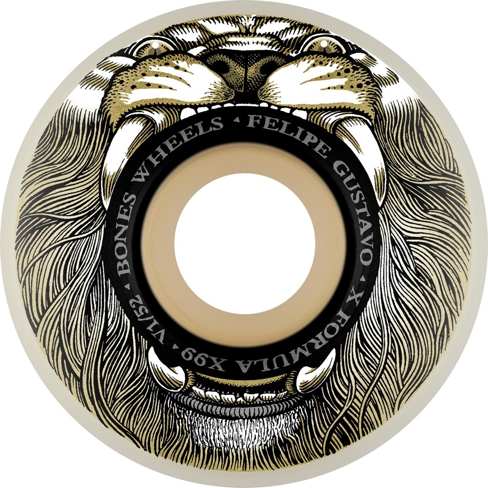 Bones X-Formula Gustavo Mane Event Standard V1 99A 52mm Skateboard Wheels