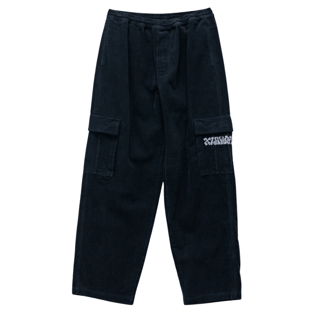 XLarge Graff Cord 91 Pigment Black Cargo Pants [Size: 28]