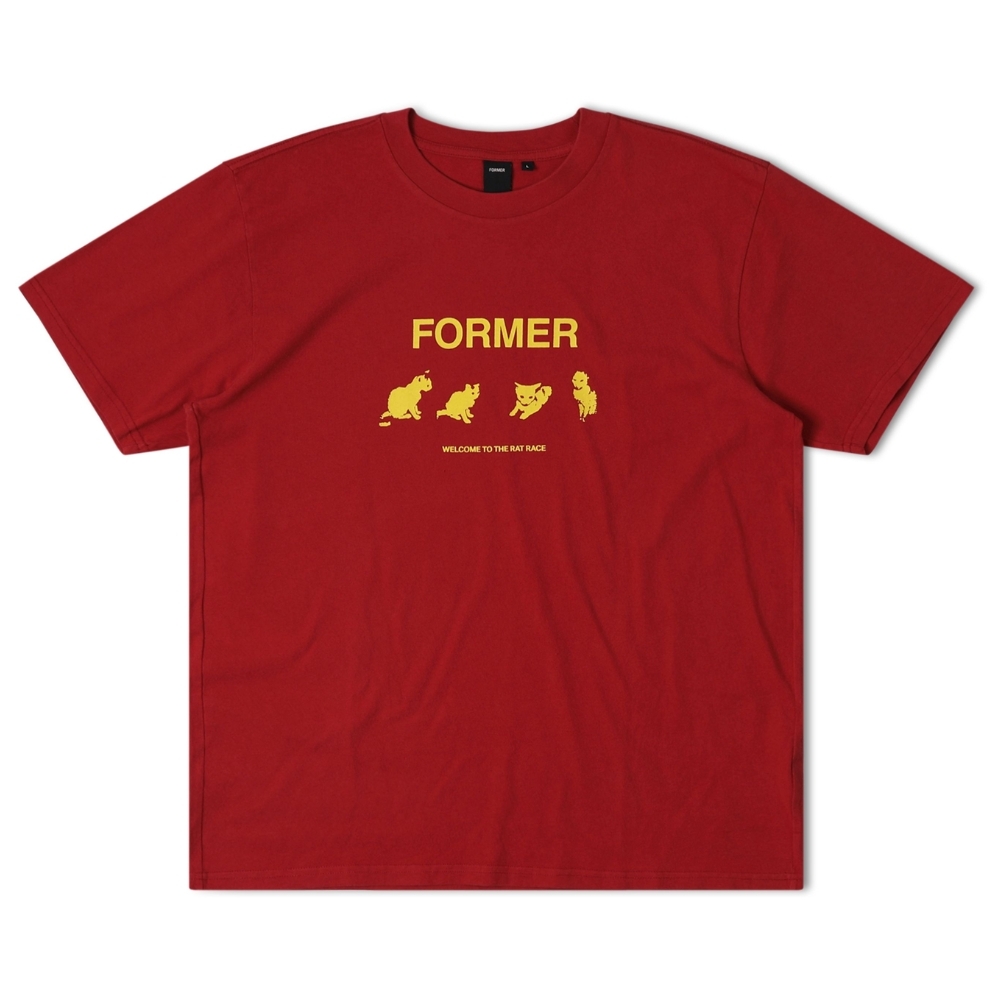 Former Kitty Litter Washed Red T-Shirt [Size: S]