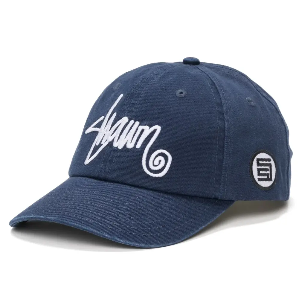 S-Double Shawn Script Navy Strapback Hat