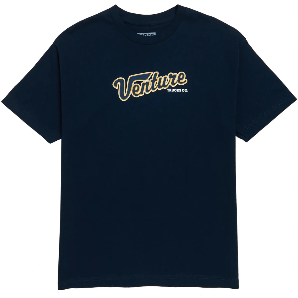 Venture Truck Co Collegiate True Navy T-Shirt [Size: S]