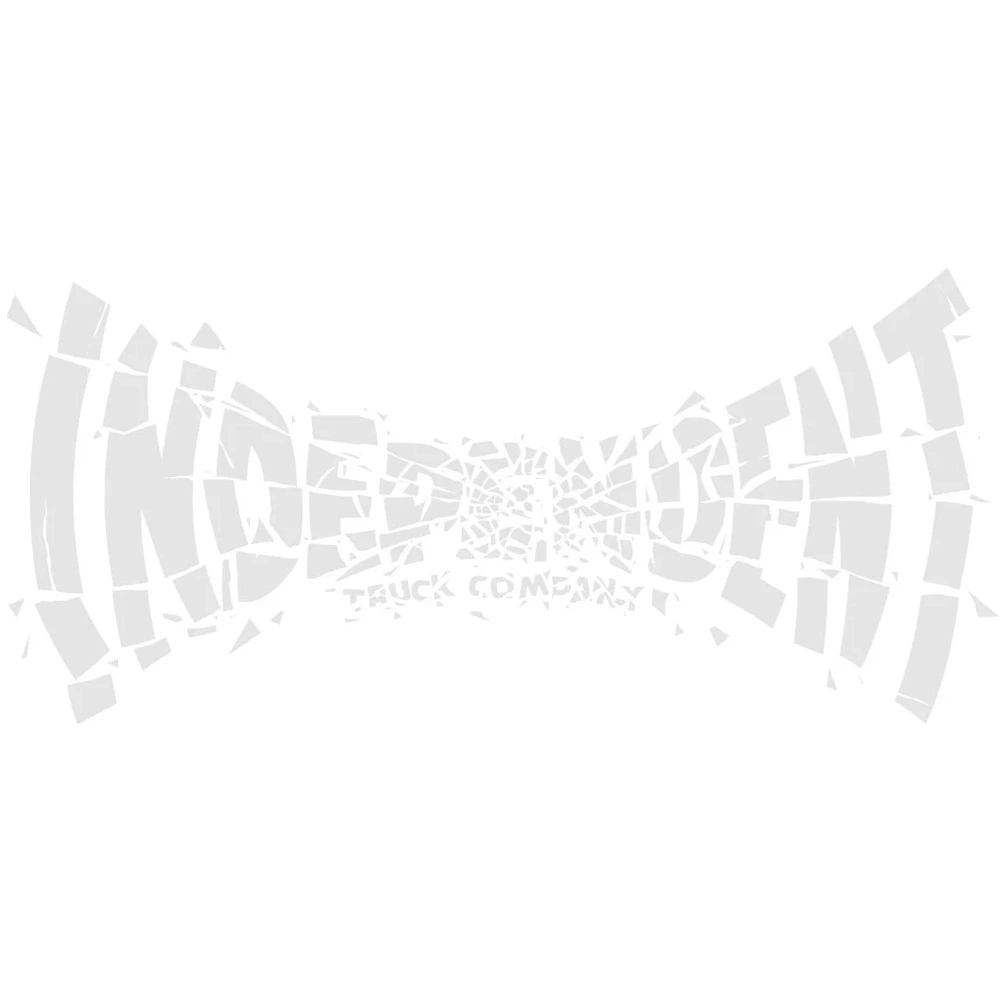 Independent Shatter Span Sticker [Colour: White]