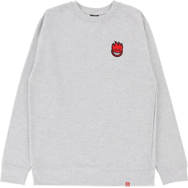 Spitfire Lil Bighead Fill Grey Crew Jumper [Size: S]