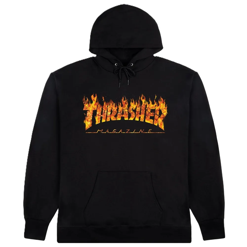 Thrasher Inferno Black Hoodie [Size: S]