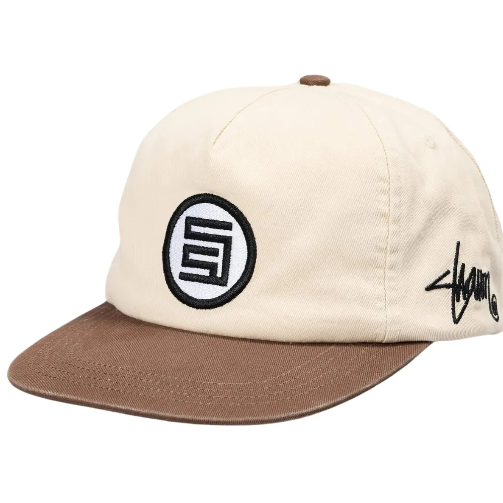S/Double S Dot Chocolate Snapback Hat