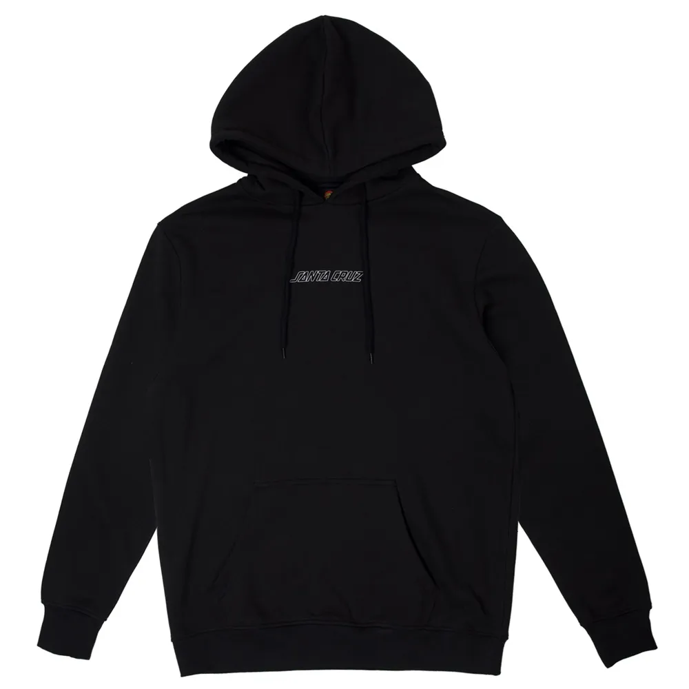 Santa Cruz Pace Ritual Hand Mono Strip Black Hoodie [Size: M]