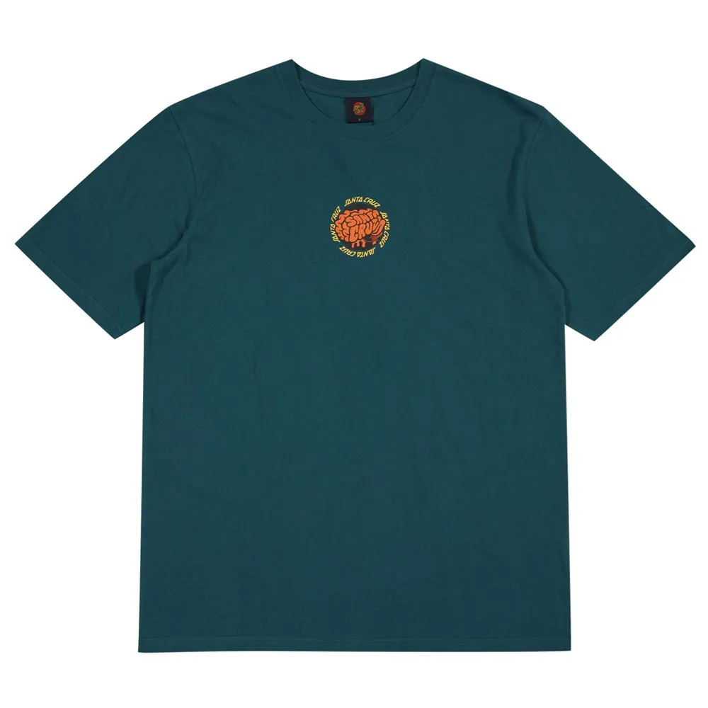 Santa Cruz Skate Brain Green T-Shirt [Size: M]