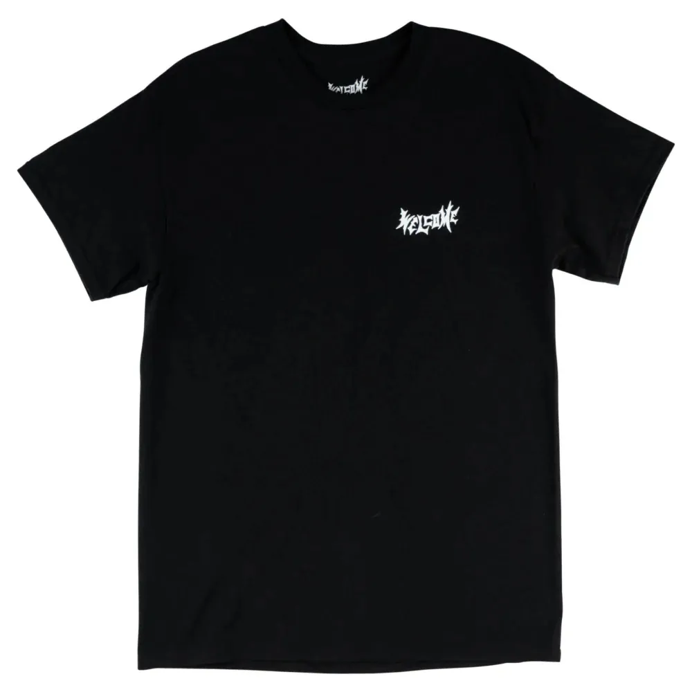 Welcome Skateboards Nephilim Black White T-Shirt [Size: L]
