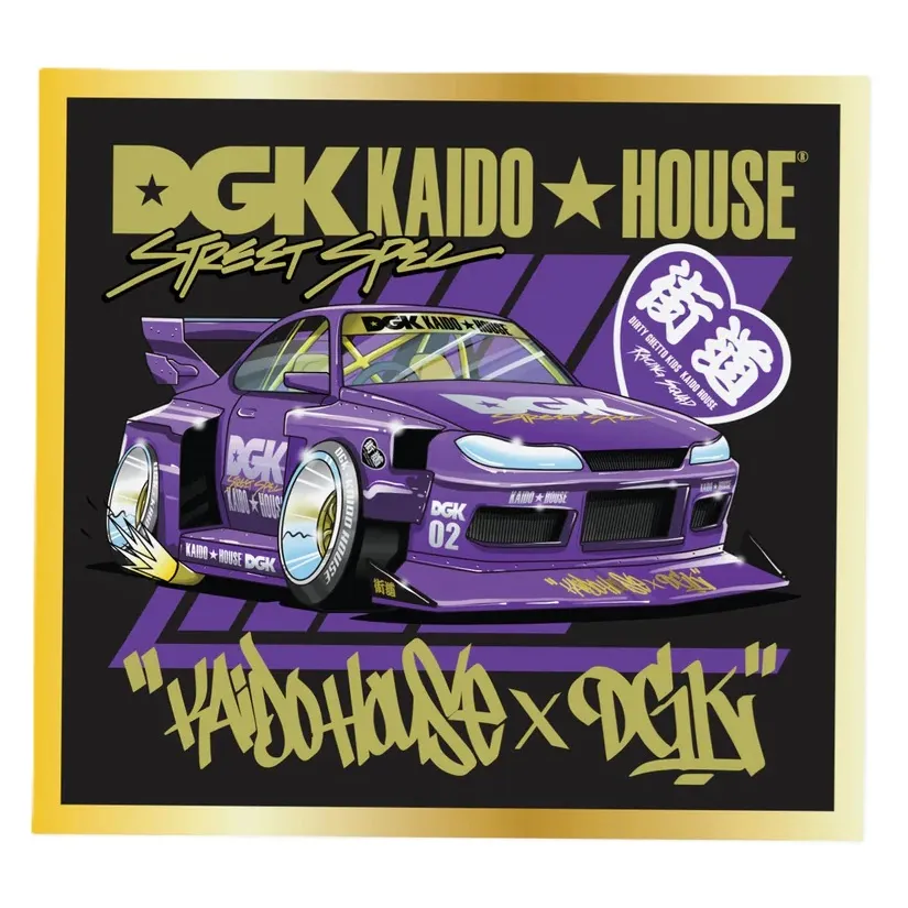 Dgk Roulette Racer Skateboard Sticker