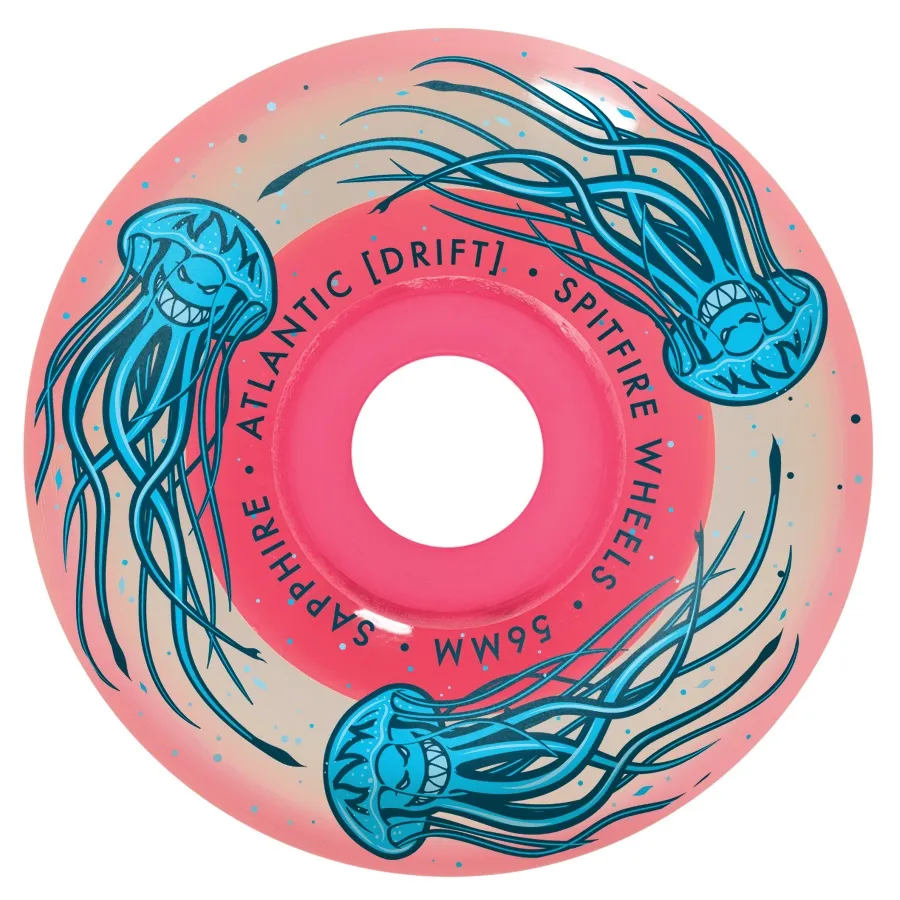 Spitfire Sapphire Atlantic Drift Radial 90D 56mm Skateboard Wheels