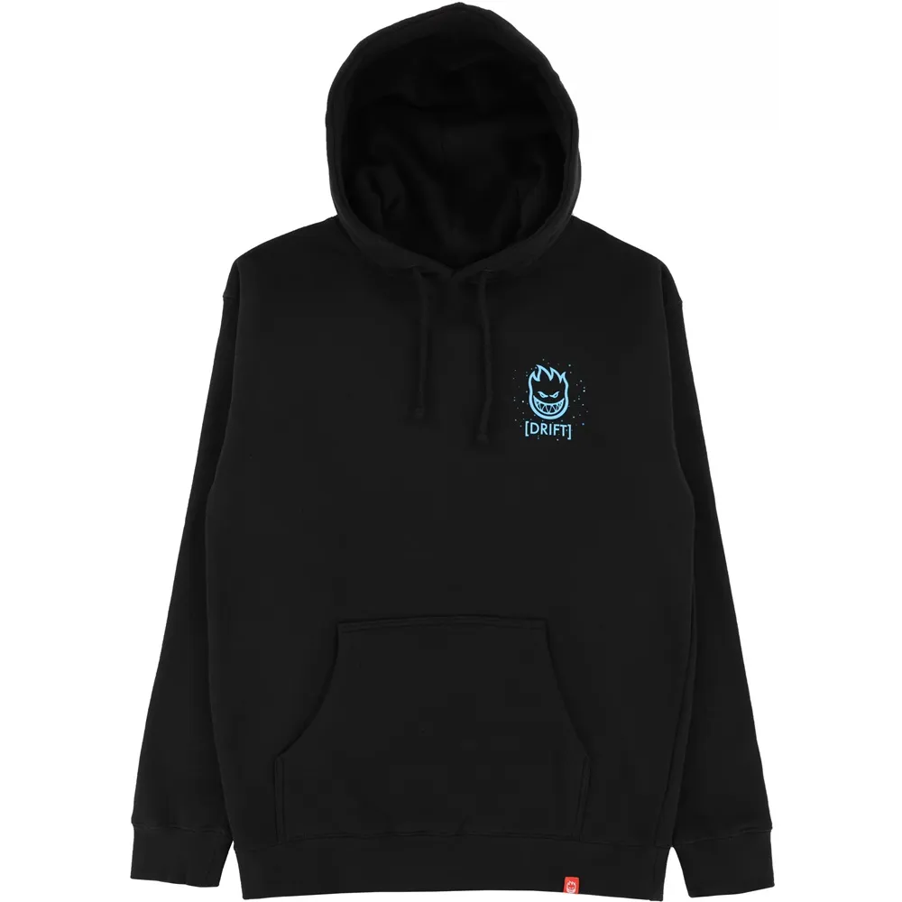 Spitfire X Atlantic Drift Jelly Classic Black Hoodie [Size: L]