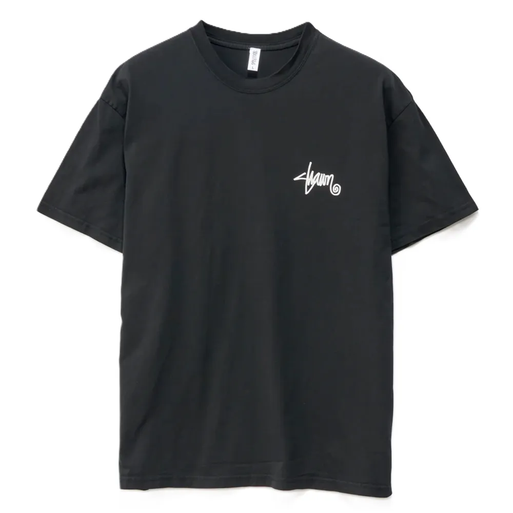 S/Double Sunburst Washed Black T-Shirt [Size: L]