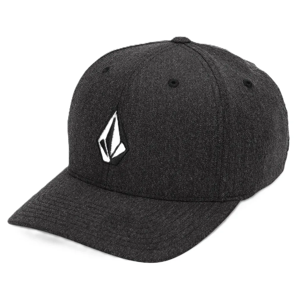Volcom Full Stone Flexfit Charcoal Heather Hat [Size: S-M]