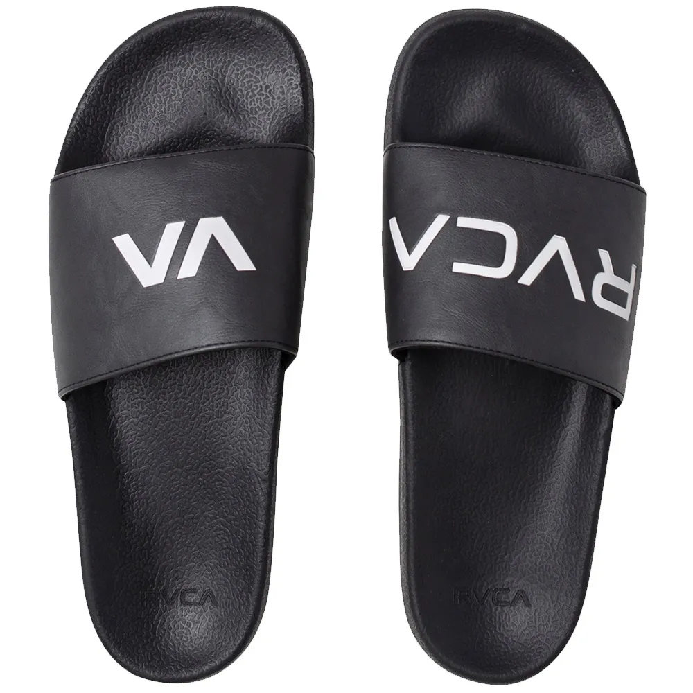 RVCA Sport Black White Mens Slides [Size: US 9]