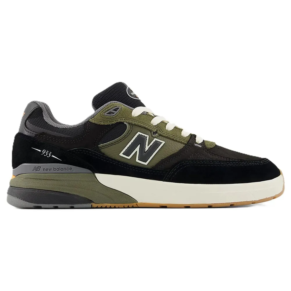New Balance Reynolds NM933BST Black Dark Olivine Mens Skate Shoes [Size: US 8]