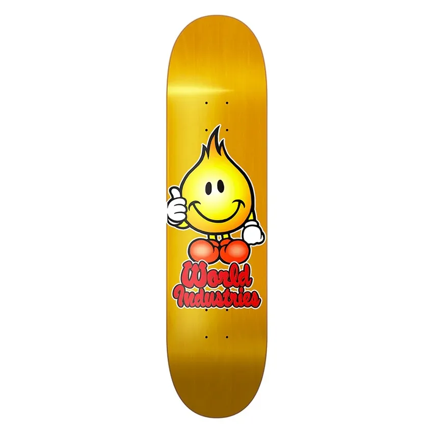 World Industries Flameboy Thumbs Up 8.0 Skateboard Deck