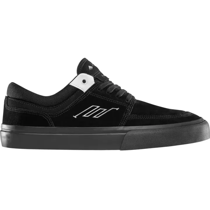 Emerica Hoban Black Black White Mens Skate Shoes [Size: US 9]