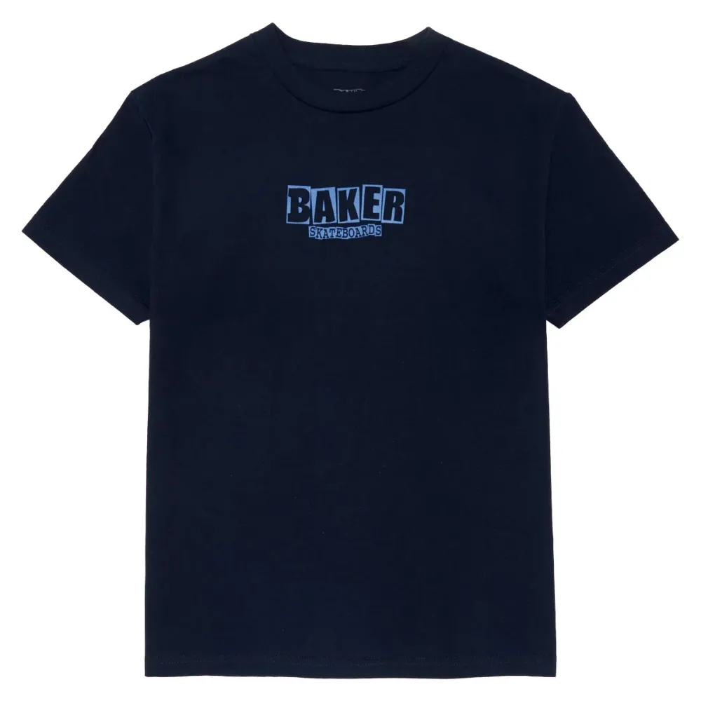 Baker Brand Logo Blue T-Shirt [Size: S]