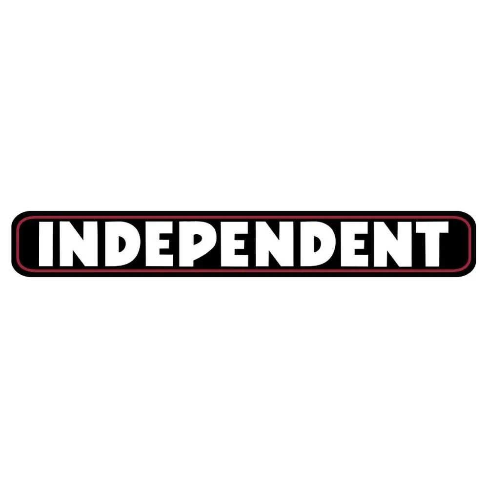 Independent Bar Logo Assorted 8 Inch Sticker [Colour: Black]