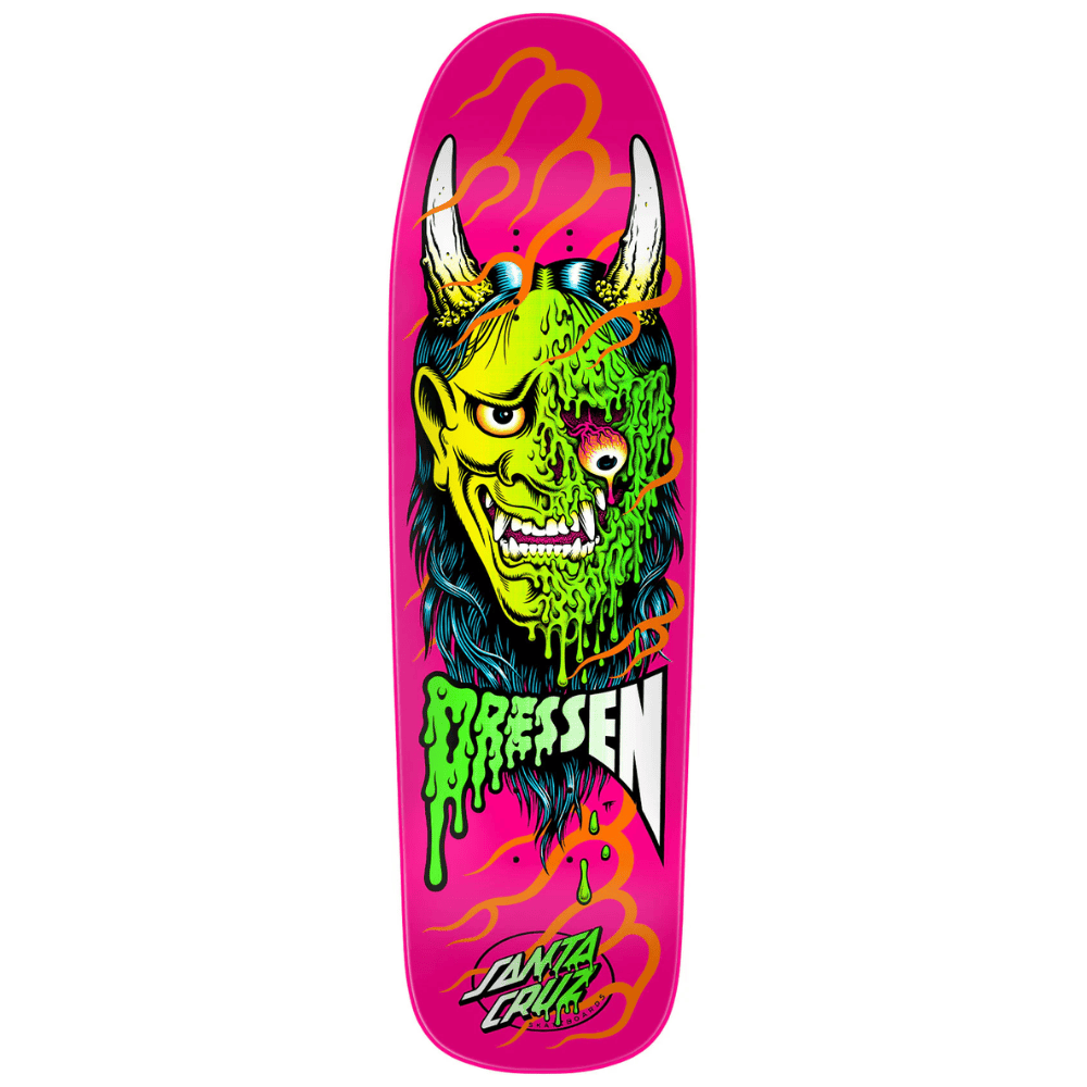 Santa Cruz Dressen Hannya Mask Shaped 9.3 Skateboard Deck