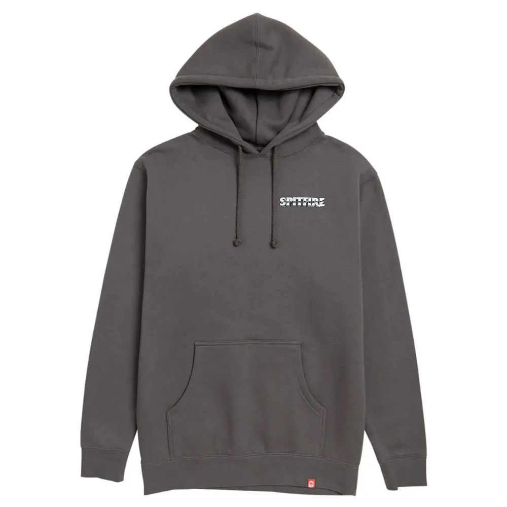 Spitfire Burnout Charcoal Hoodie [Size: M]