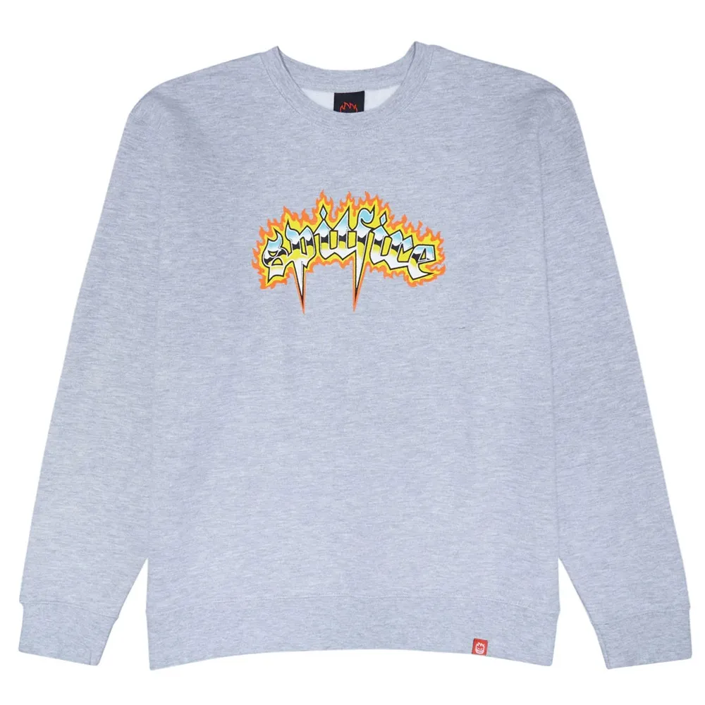 Spitfire Chrome Venom Heather Crew Jumper [Size: M]