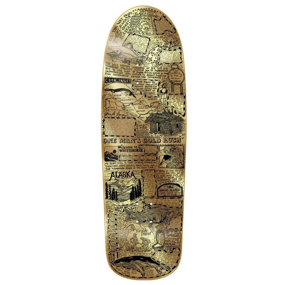 Heroin Craig Questions Gold Rush 10.0 Skateboard Deck