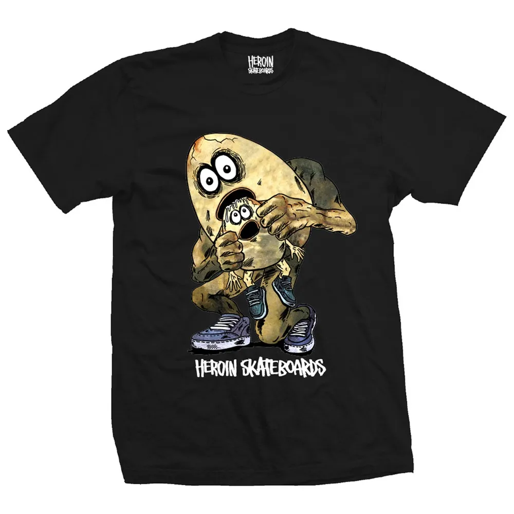 Heroin Egg Eater Black T-Shirt [Size: M]