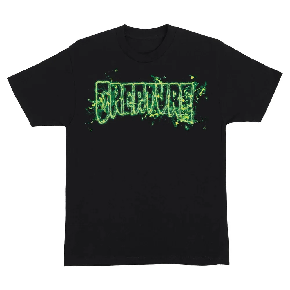 Creature Inferno Logo Black T-Shirt [Size: M]