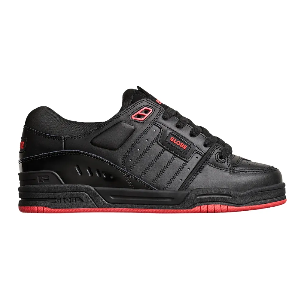 Globe Fusion Black Red Mens Skate Shoes [Size: US 10]