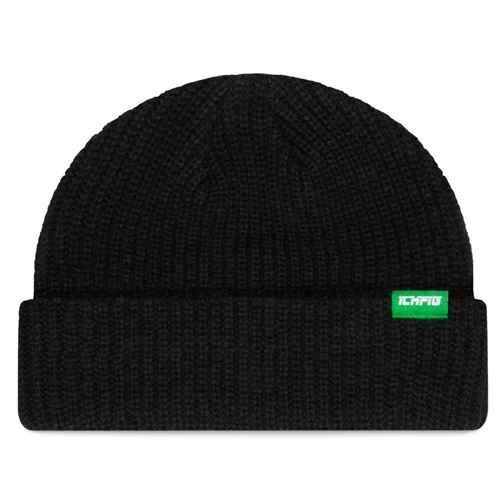 Ichpig Strike Southy Black Green Beanie