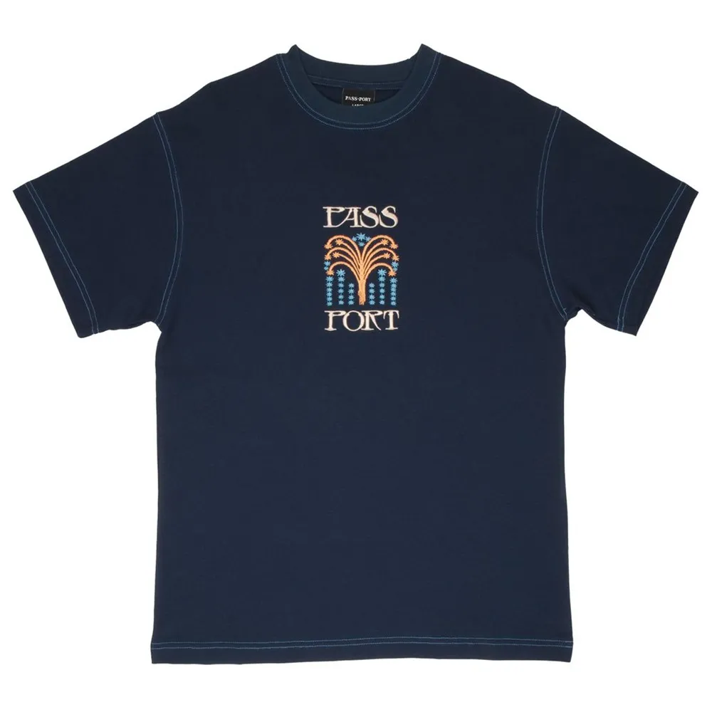 Passport Roman Candle Navy T-shirt [Size: M]