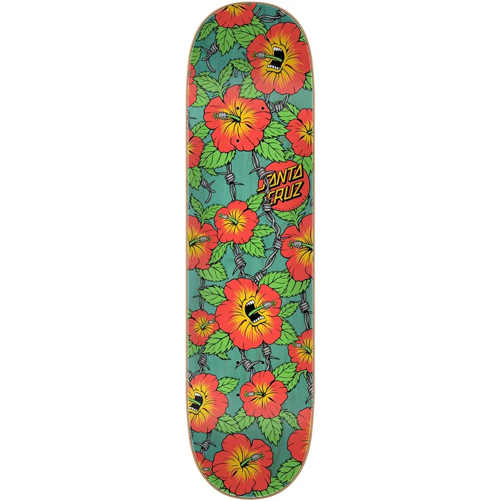 Santa Cruz Screaming Hibiscus 8.0 Skateboard Deck