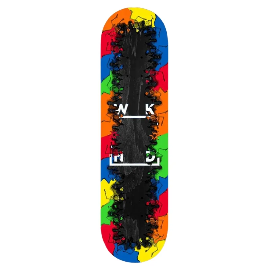 WKND Border Logo Black 8.125 Skateboard Deck