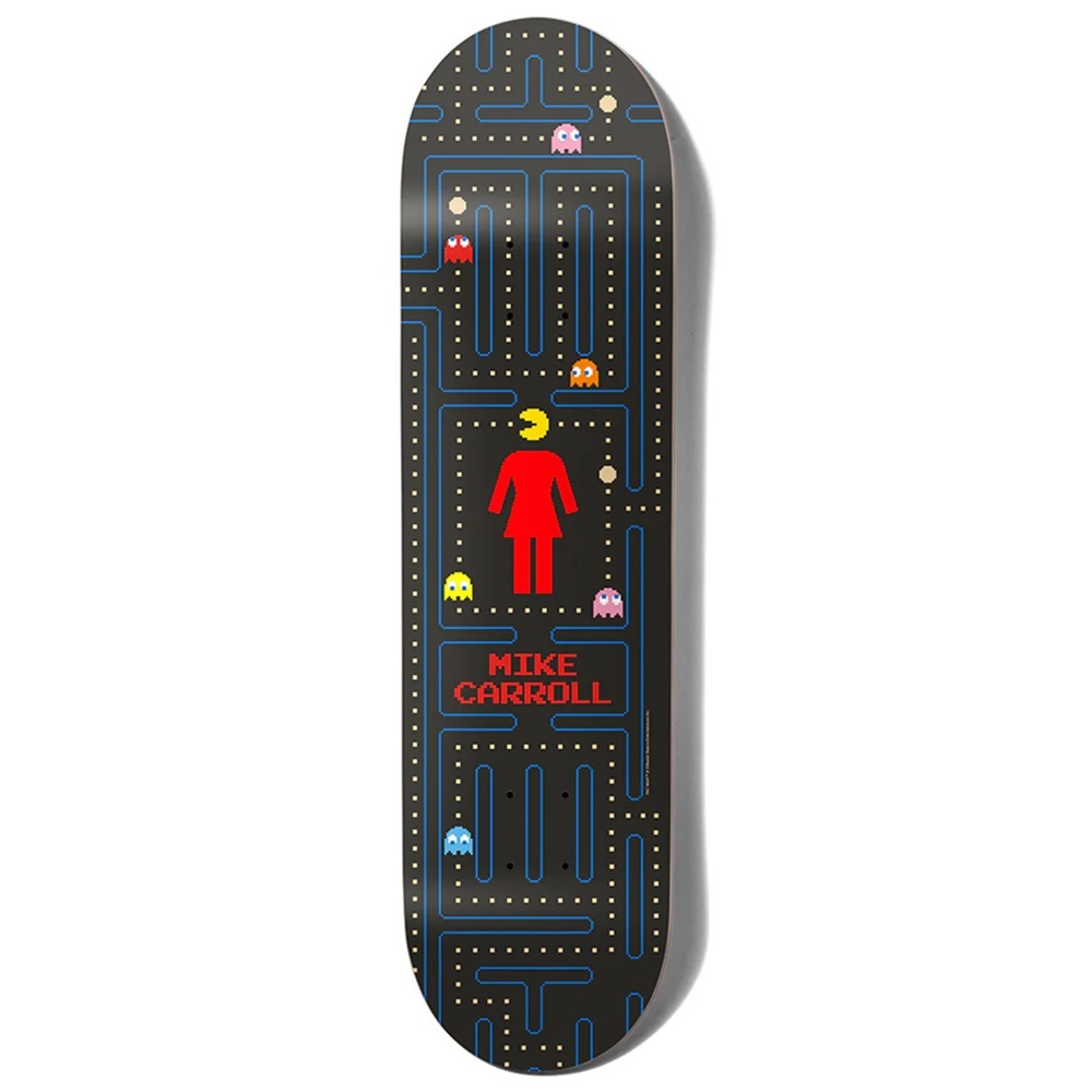 Girl Pac Man Collection Mike Carroll 8.375 Skateboard Deck
