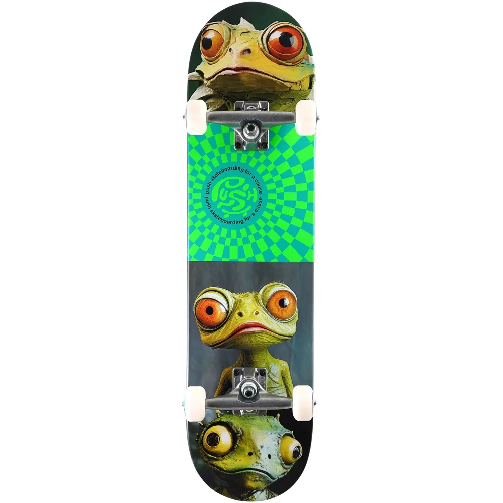 Push Gecko Green 8.0 Complete Skateboard