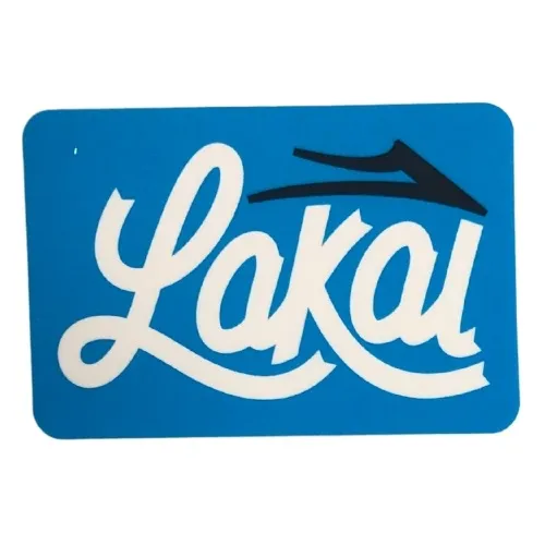 Lakai Blue Decal Sticker [Colour: Name]